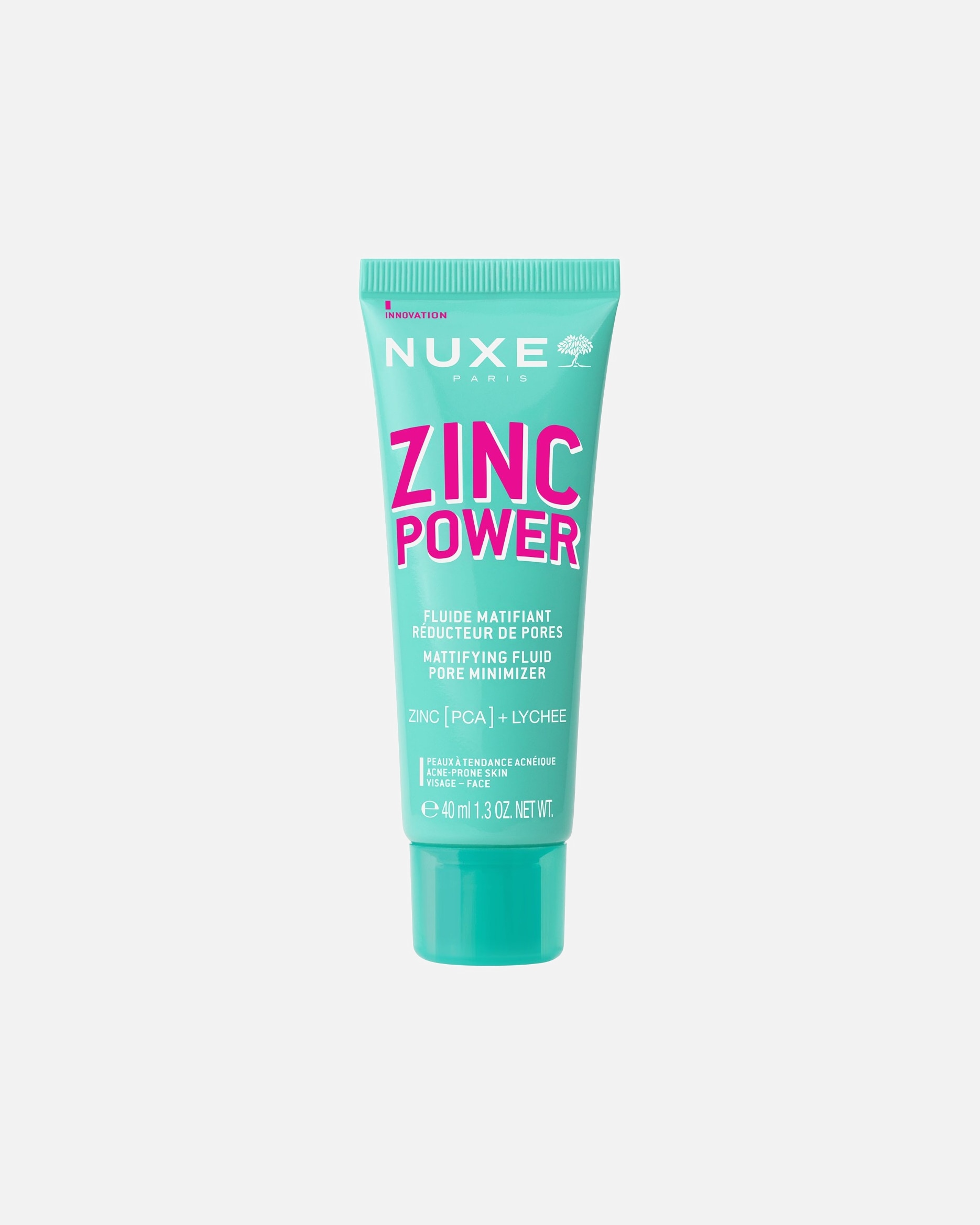 NUXE Zinc Power Mattifying Facial Fluid voor het verfijnen van poriën - 40 ml