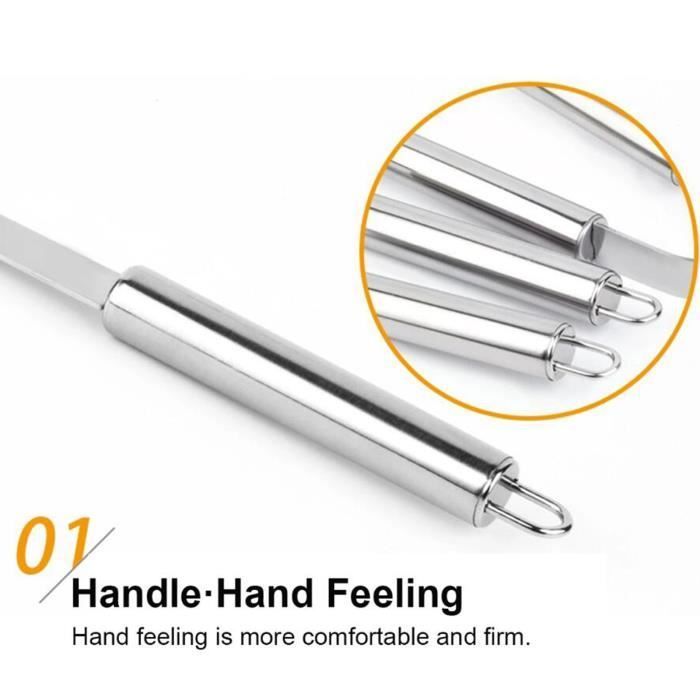 Juego de 20 utensilios para barbacoa HOMYL - Acero inoxidable - Almacenamiento de nailon - Fácil de limpiar