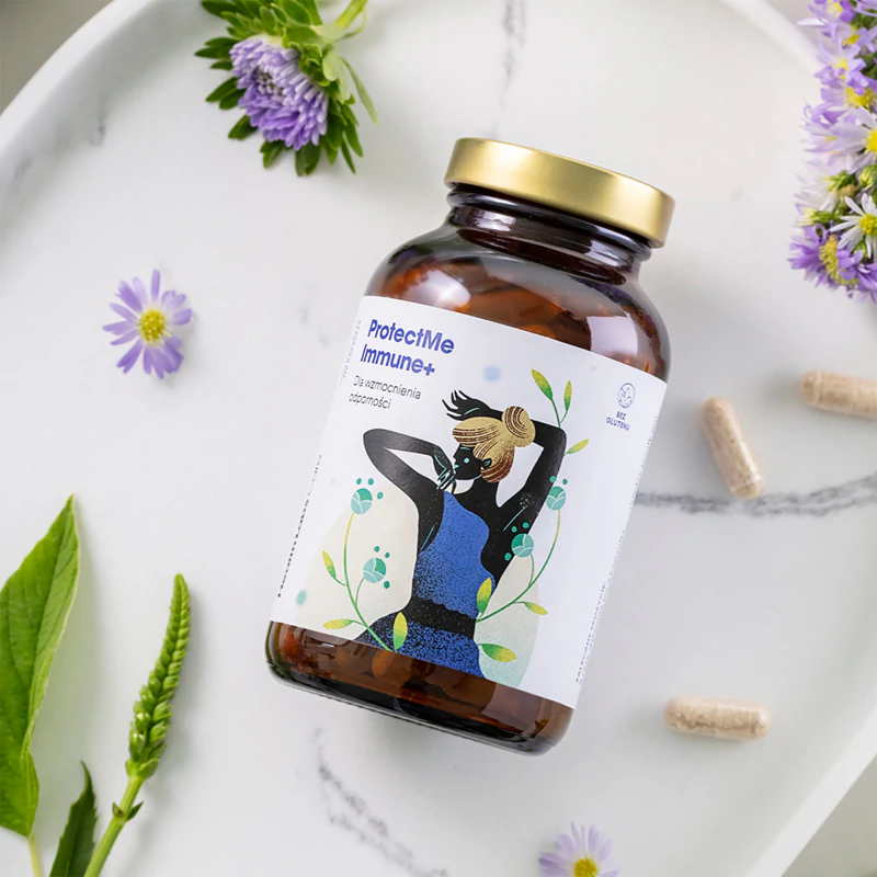 Kapsuly výživového doplnku Health Labs Care ProtectMe Immune+ na podporu imunitného systému