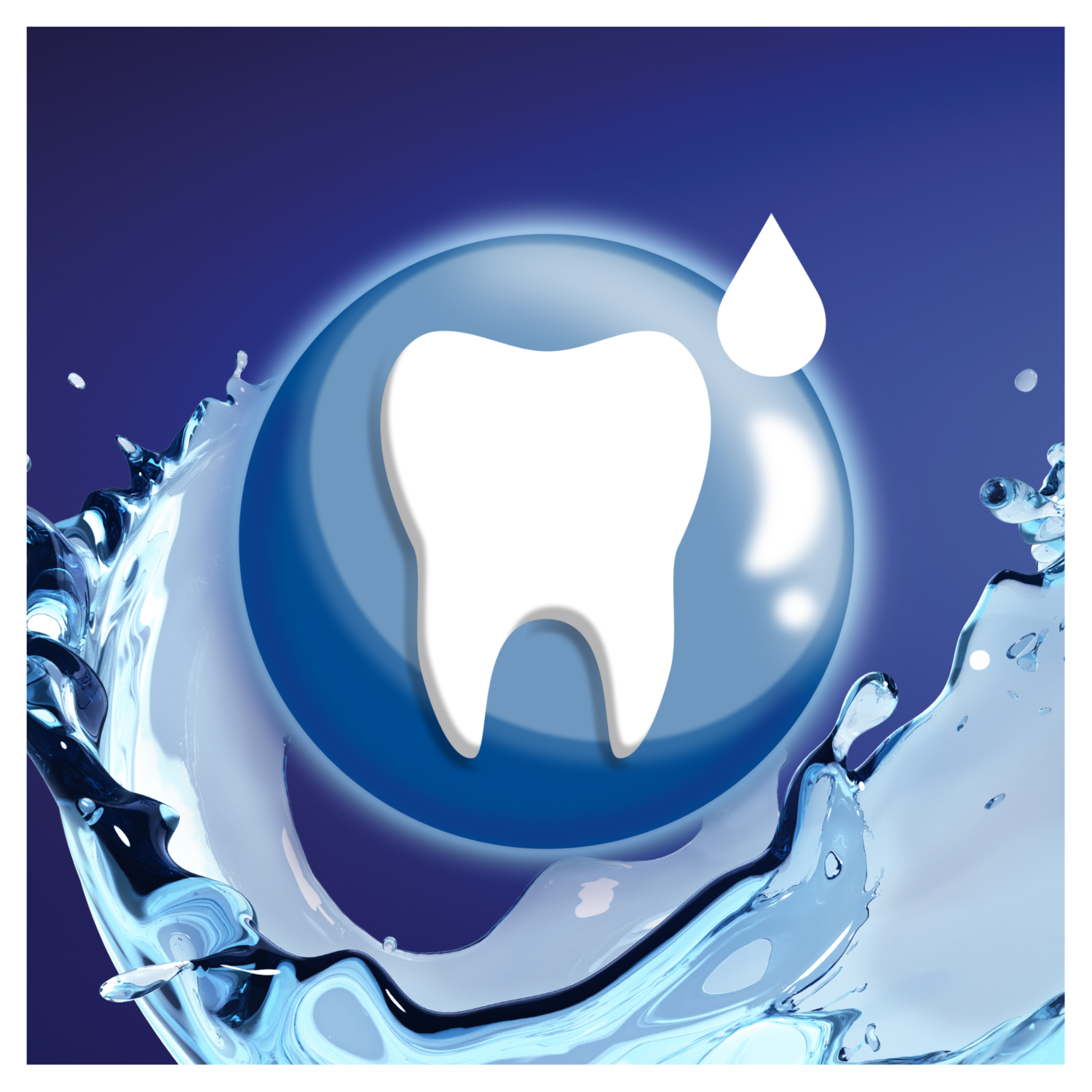 Oral-B mouthwash 500ml 3D White Luxe Perfection
