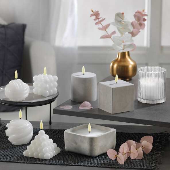 LED-etterlysskjerm, relieffglass, sett med 2 stk.