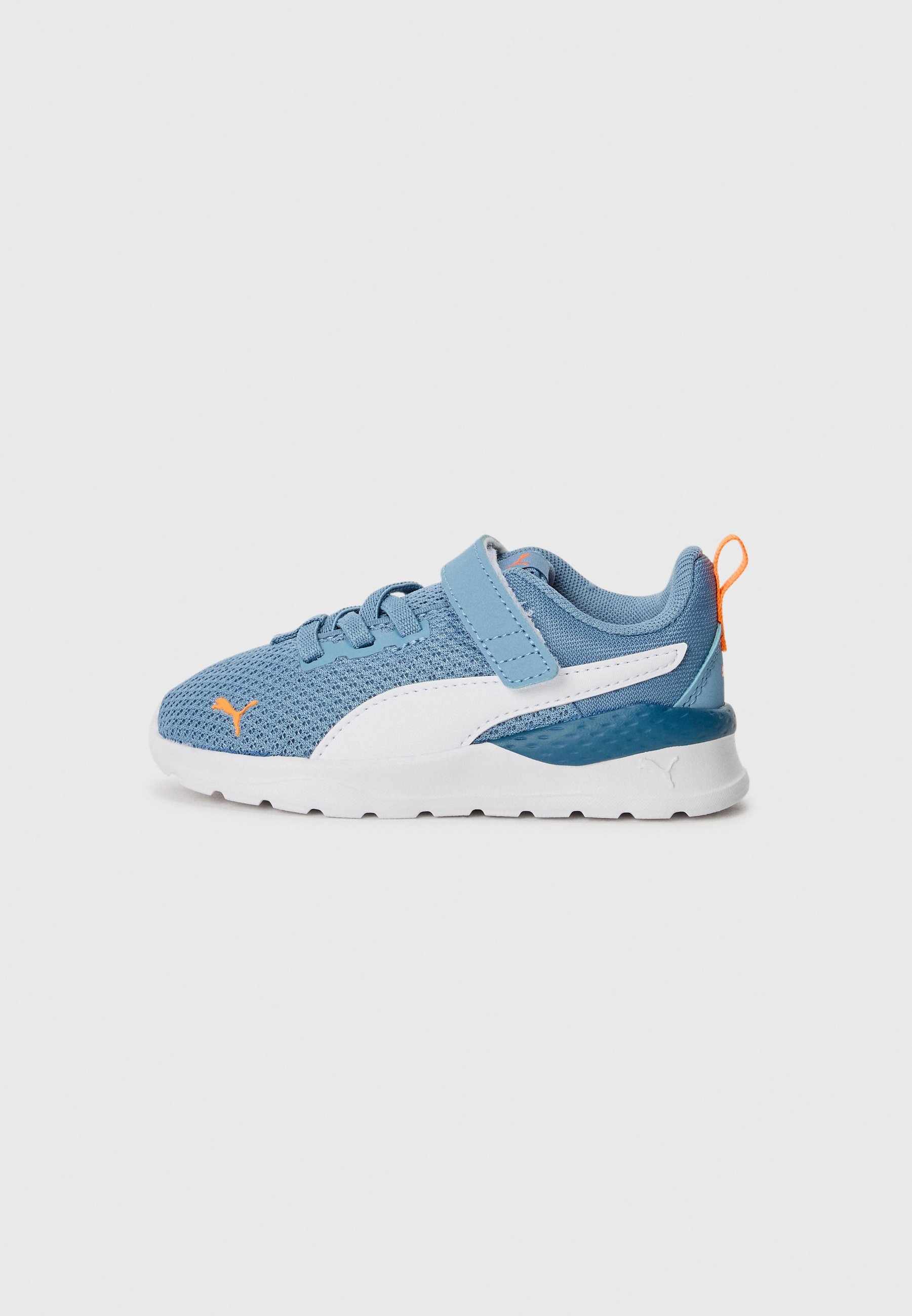 Puma ANZARUN LITE UNISEX - Hardloopschoenen voor op de weg - coole blauw/wit/oranje gloed