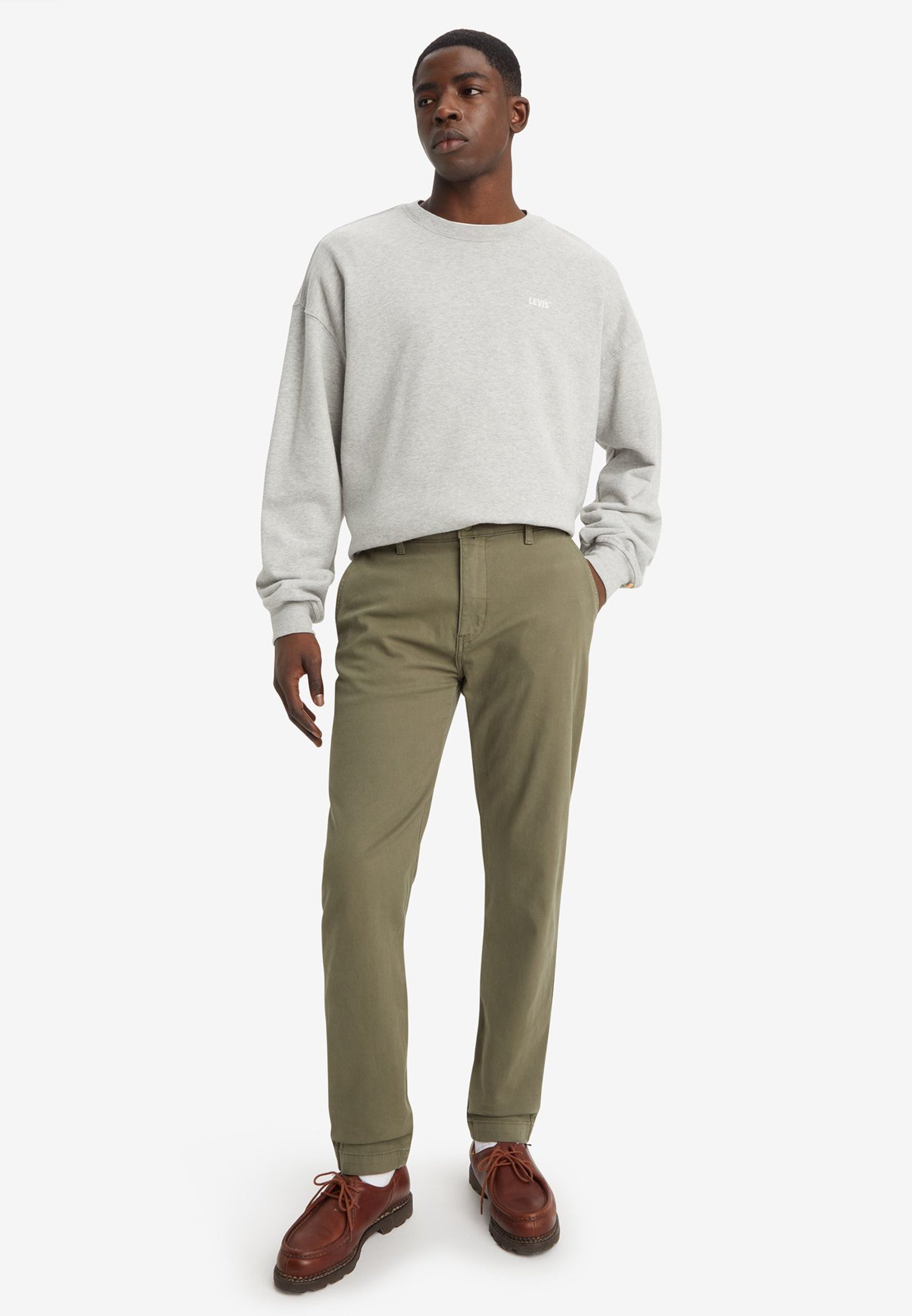 Pantaloni chino slim affusolati Levi's® XX - Chinos - bunker olive shady