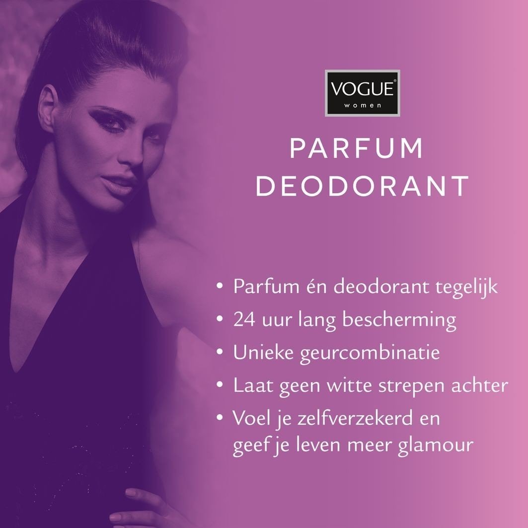 Vogue Ženski dezodorans Elegance Parfemski dezodorans - 150 ml