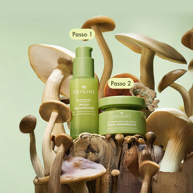 Vlažilna krema za posvetlitev temnih madežev Origins Mega-Mushroom 50 ml