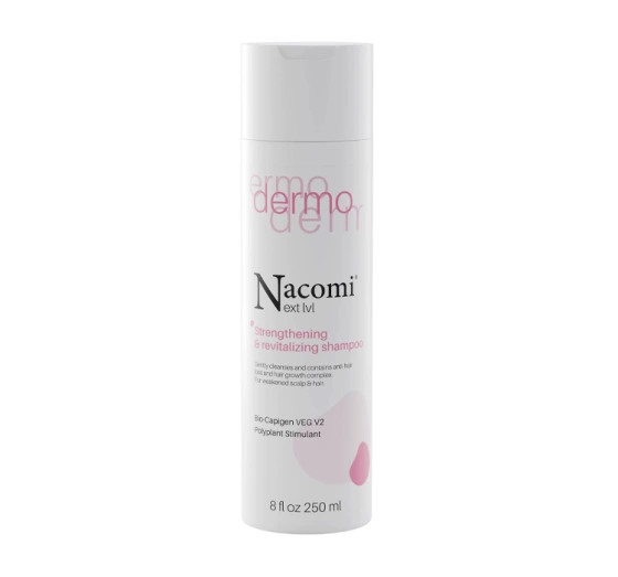 Nacomi Next Level Dermo wzmacniający i rewitalizujący szampon do włosów 250 ml