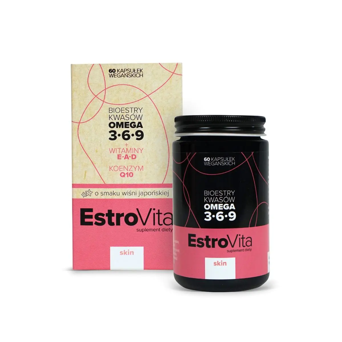 Estrovita Skin, Kwasy omega-3-6-9, Kapsułki