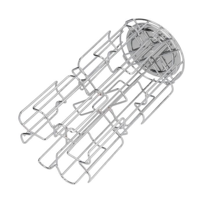 Support de capsule de café rotatif à 360° - AKOZON - Gris - Compatible Tassimo - 64 dosettes