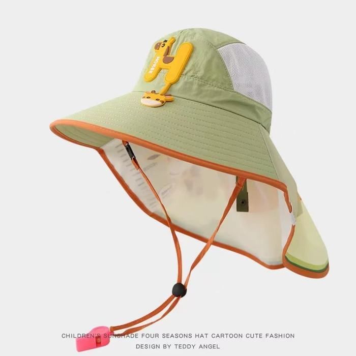 Sombrero FUNMOON para niños, sombrero de verano para el sol, sombrero de playa para bebés, sombrero de pescador ajustable para exteriores - 686073