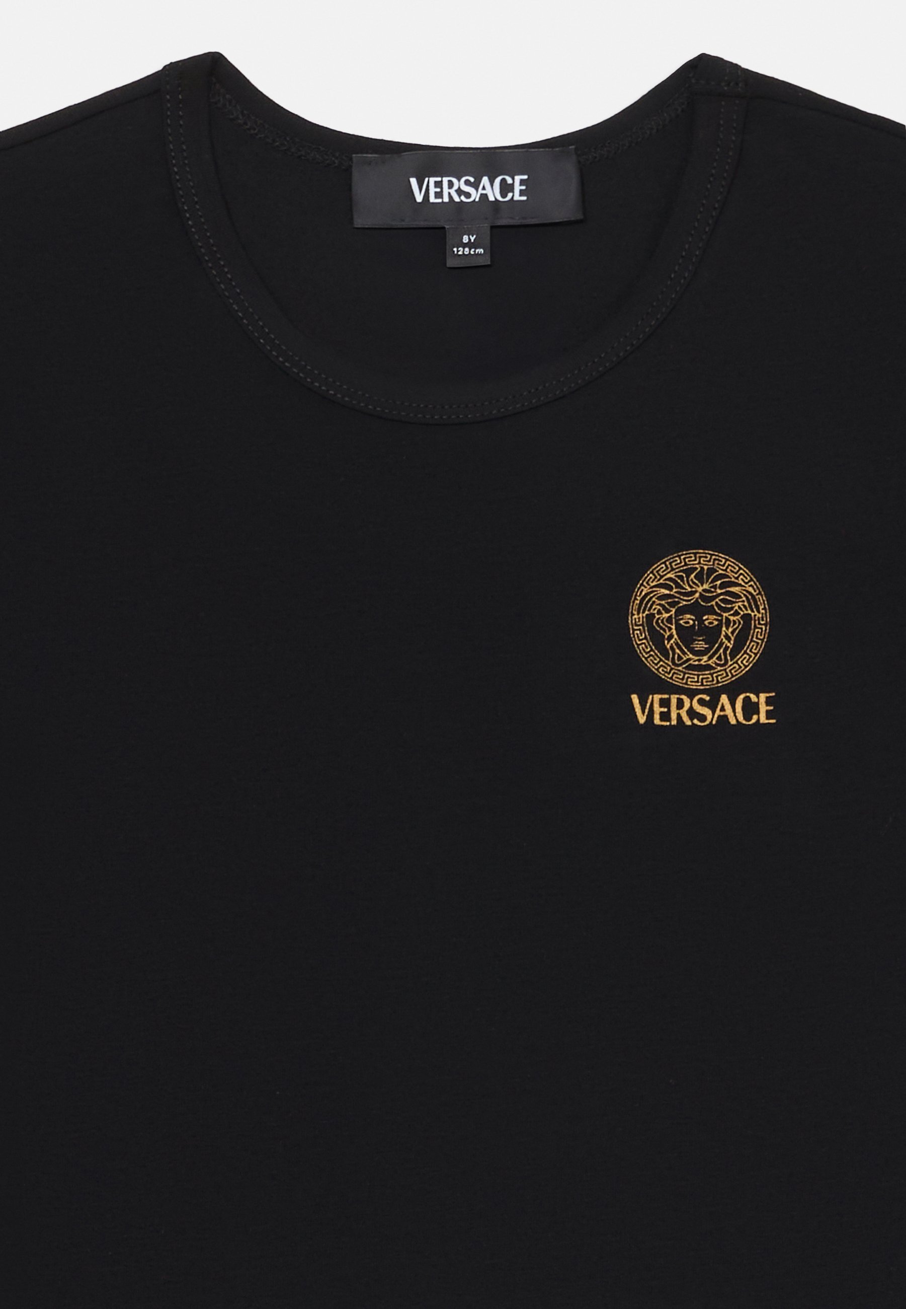 Versace TOPEKA STRETCH NIEUW LOGO UNISEX 2-PACK - T-shirt met print - nero