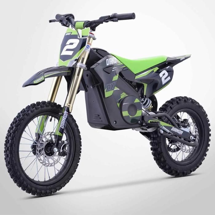 Moto Enfant Électrique 1600W / Moto cross ORION 1600W / 14/12 / Vert