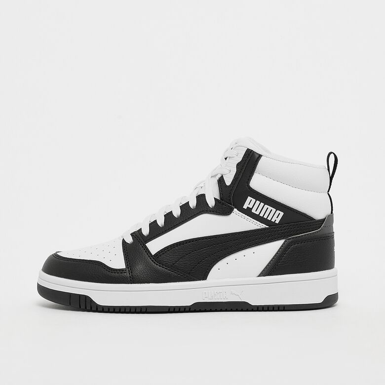 Rebound V6 Mid Jr Puma Weiß/Puma Schwarz/Shadow Gray (GS)