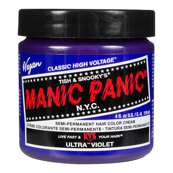 Manic Panic High Voltage plaukų dažai, itin violetinė mėlyna spalva, 118 ml