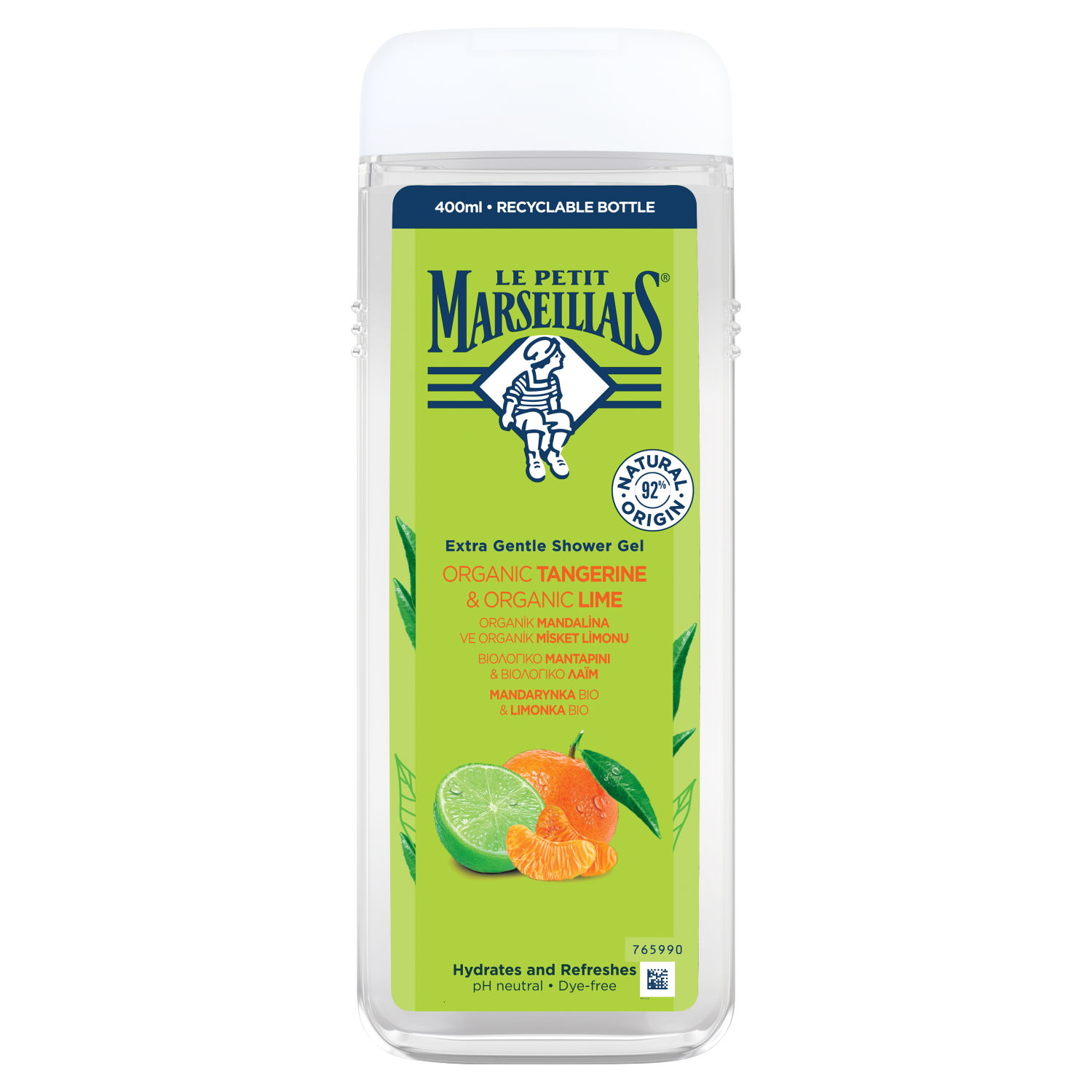 Le Petit Marseillais Organic Tangerine & Organic Lime