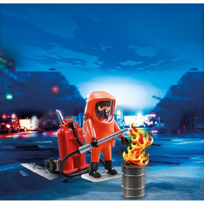 PLAYMOBIL - FIREFIGHTER WITH FIRE SUIT - 5367 - Unisex - Ages 5+