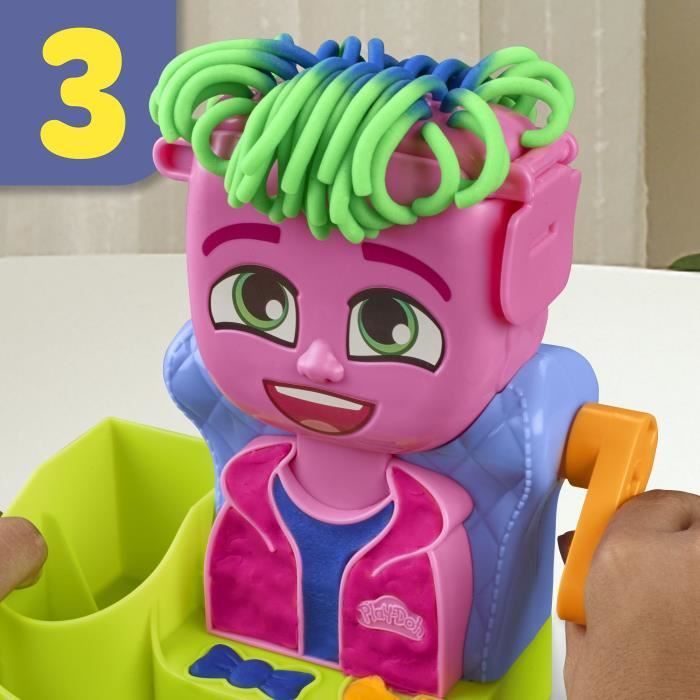Salón de belleza Play-Doh, set de plastilina con 6 botes, Clásico, para mayores de 3 años.