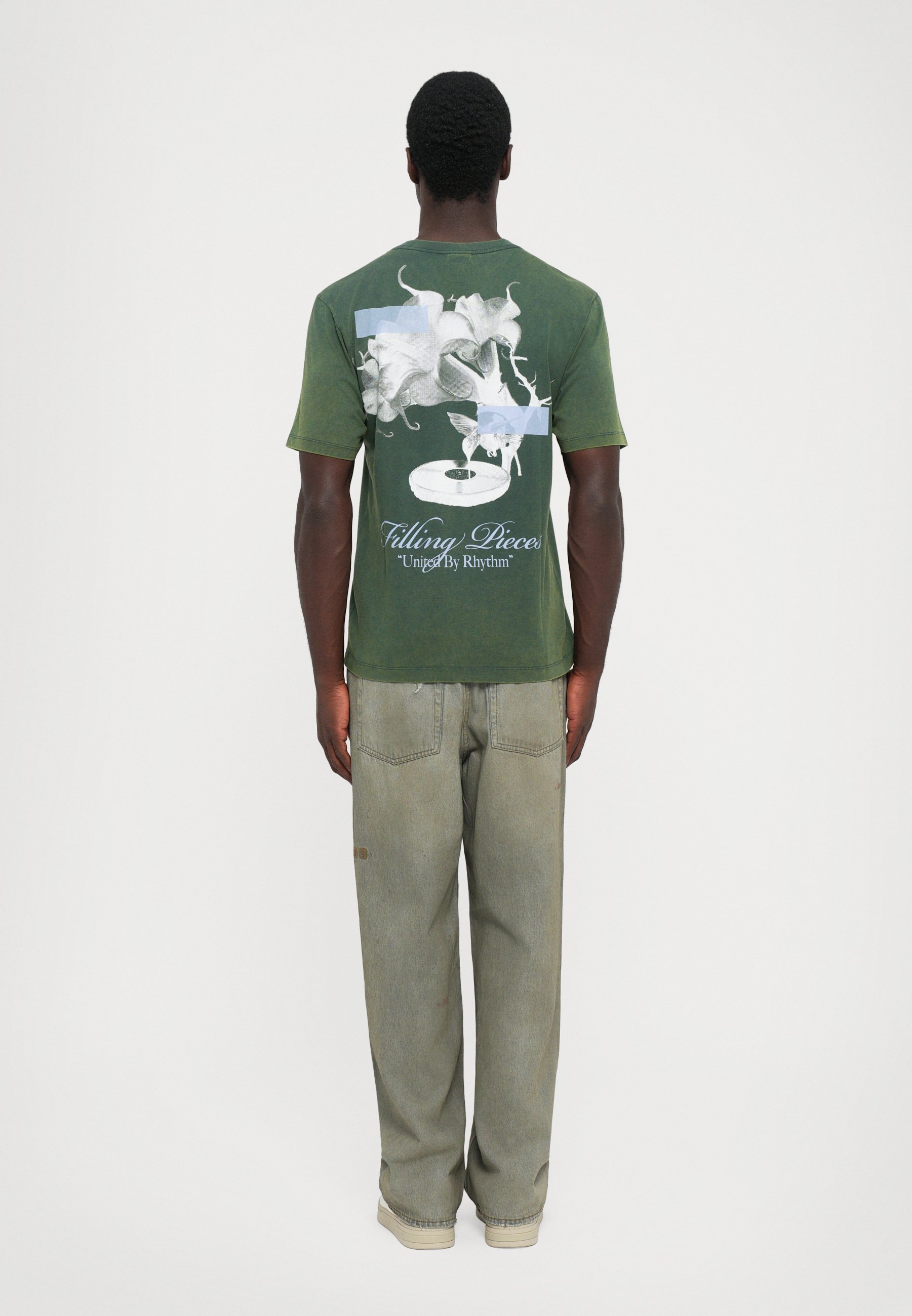 Vullingstukken GRAMMOPHONE - Print T-shirt - vintage dennenhout