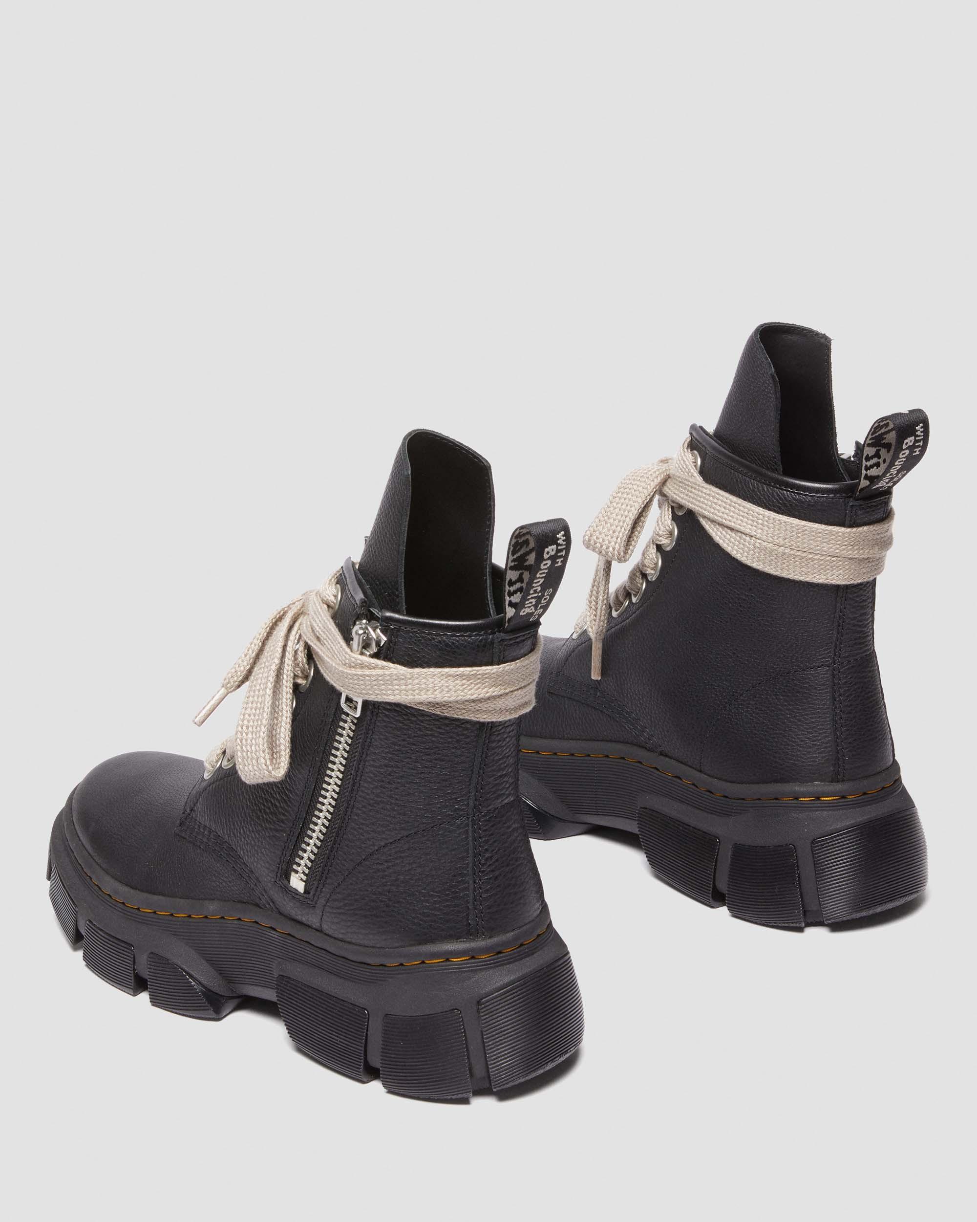1460 Rick Owens DMXL Leather Lace Up Boots