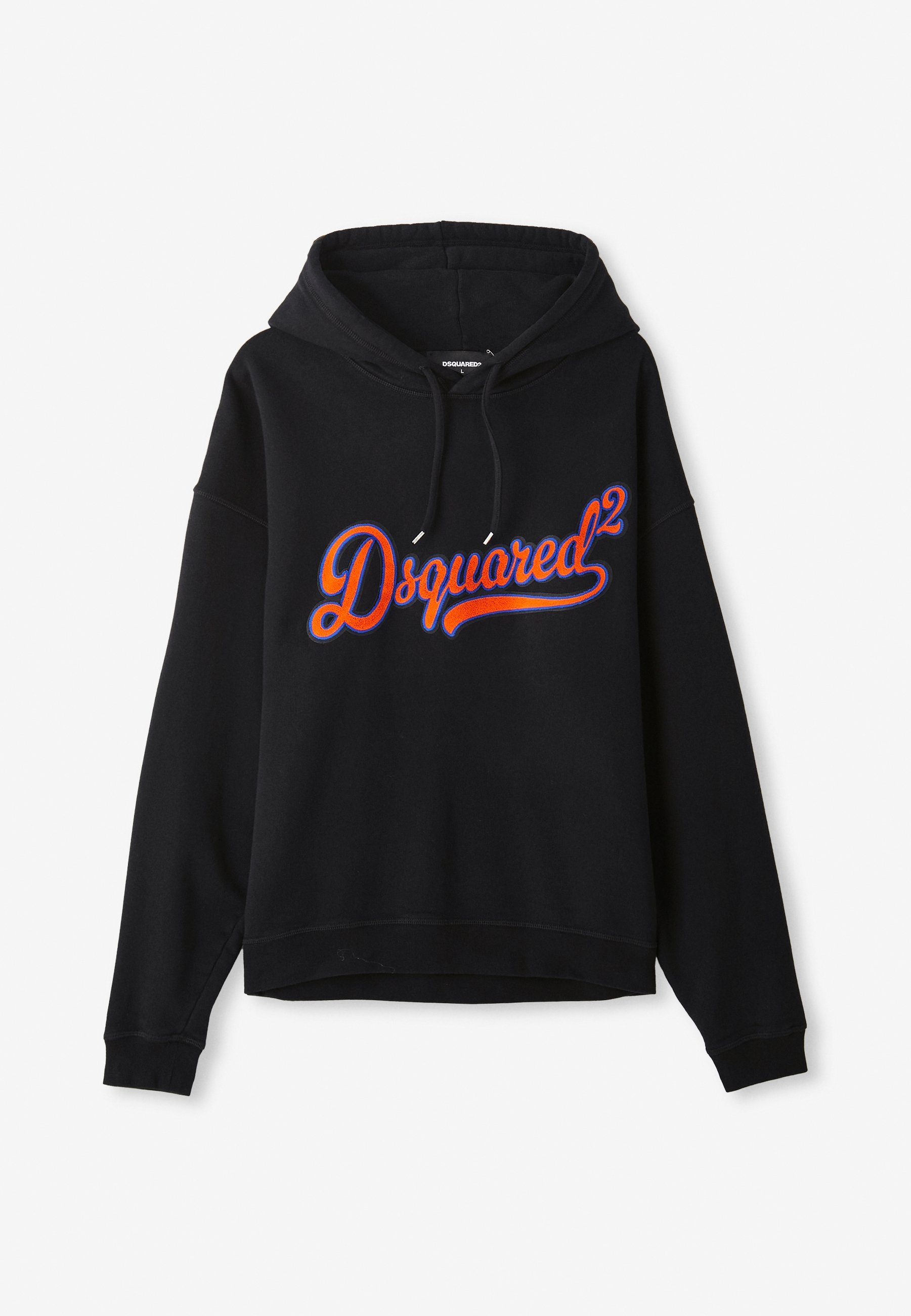 Felpa con cappuccio Dsquared2 RELAX FIT - nera