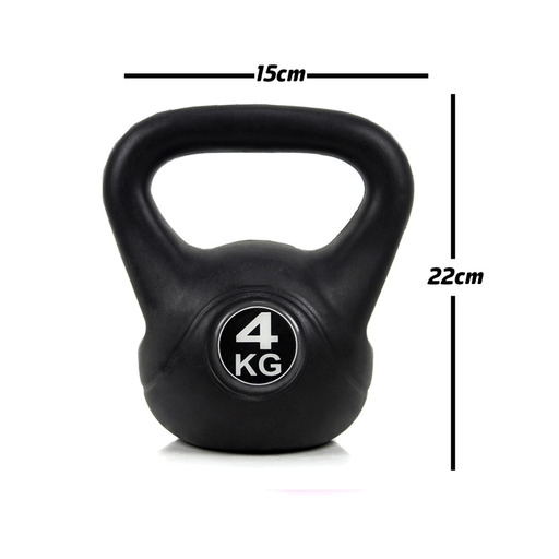  4 kg kettlebell met vinylcoating