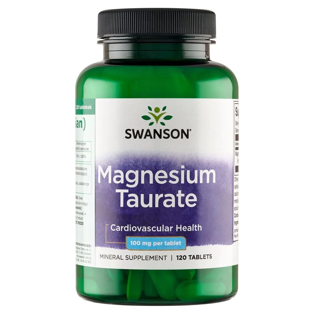 Swanson Taurynian Magnezu Tabletki