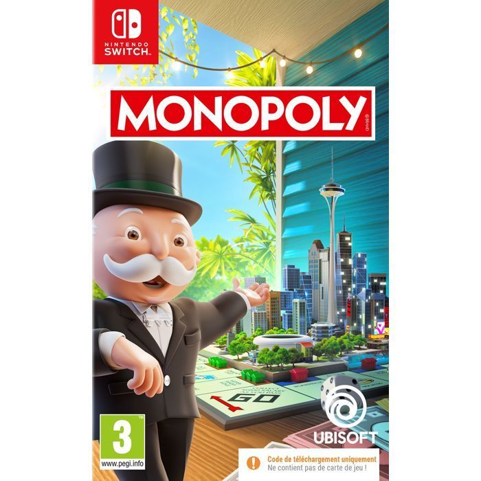 Monopoly 2024 - Jogo para Nintendo Switch - Código na Caixa
