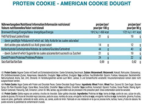 Beljakovinski piškotek American Cookie Tough Beljakovinski prigrizek Prigrizki