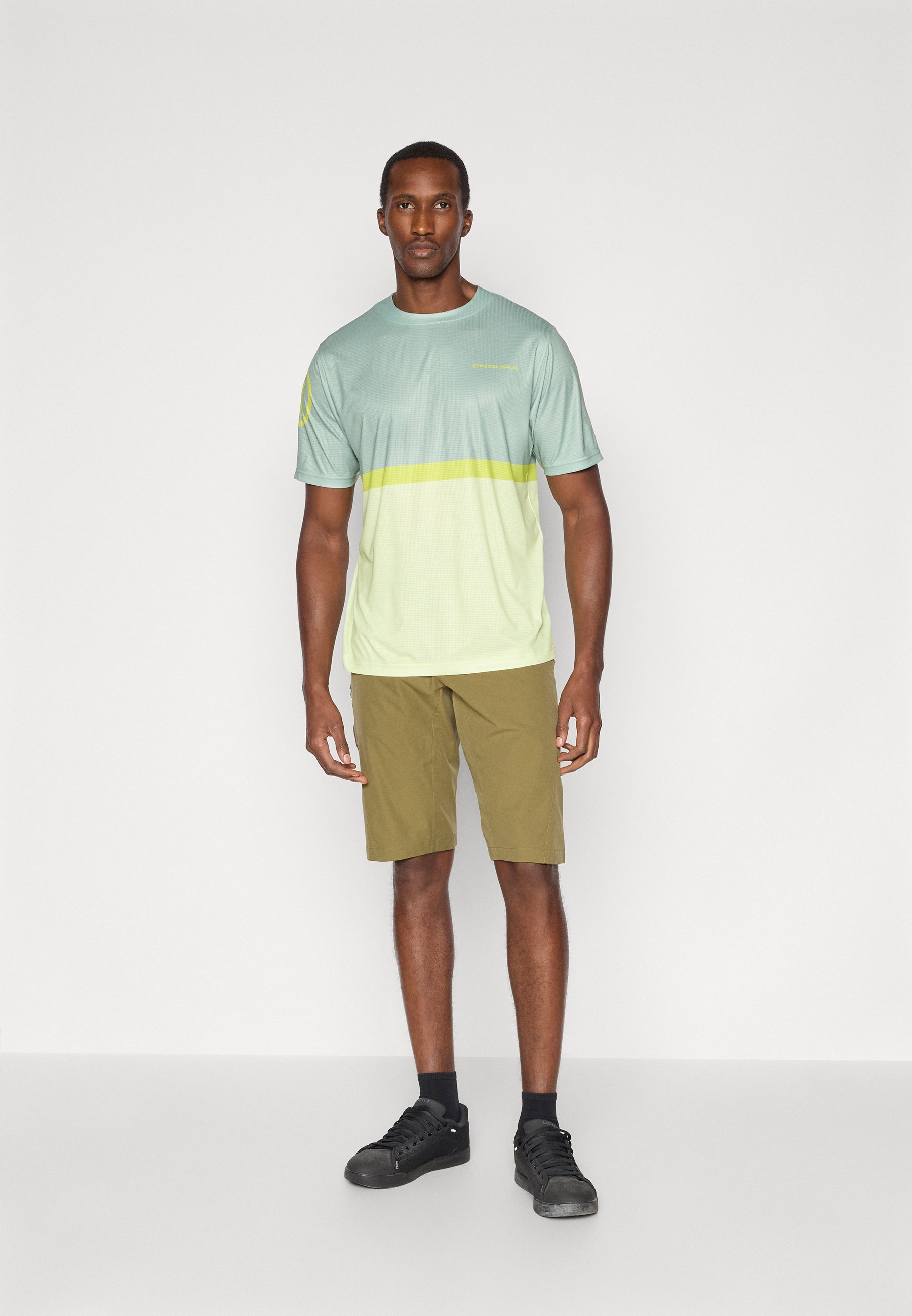 Endura SINGLETRACK CORE TEE - T-shirt stampata - verde lago