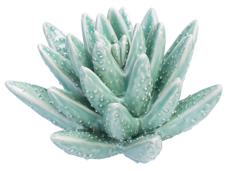 Figurka ceramiczna Roślina 9 cm zielona