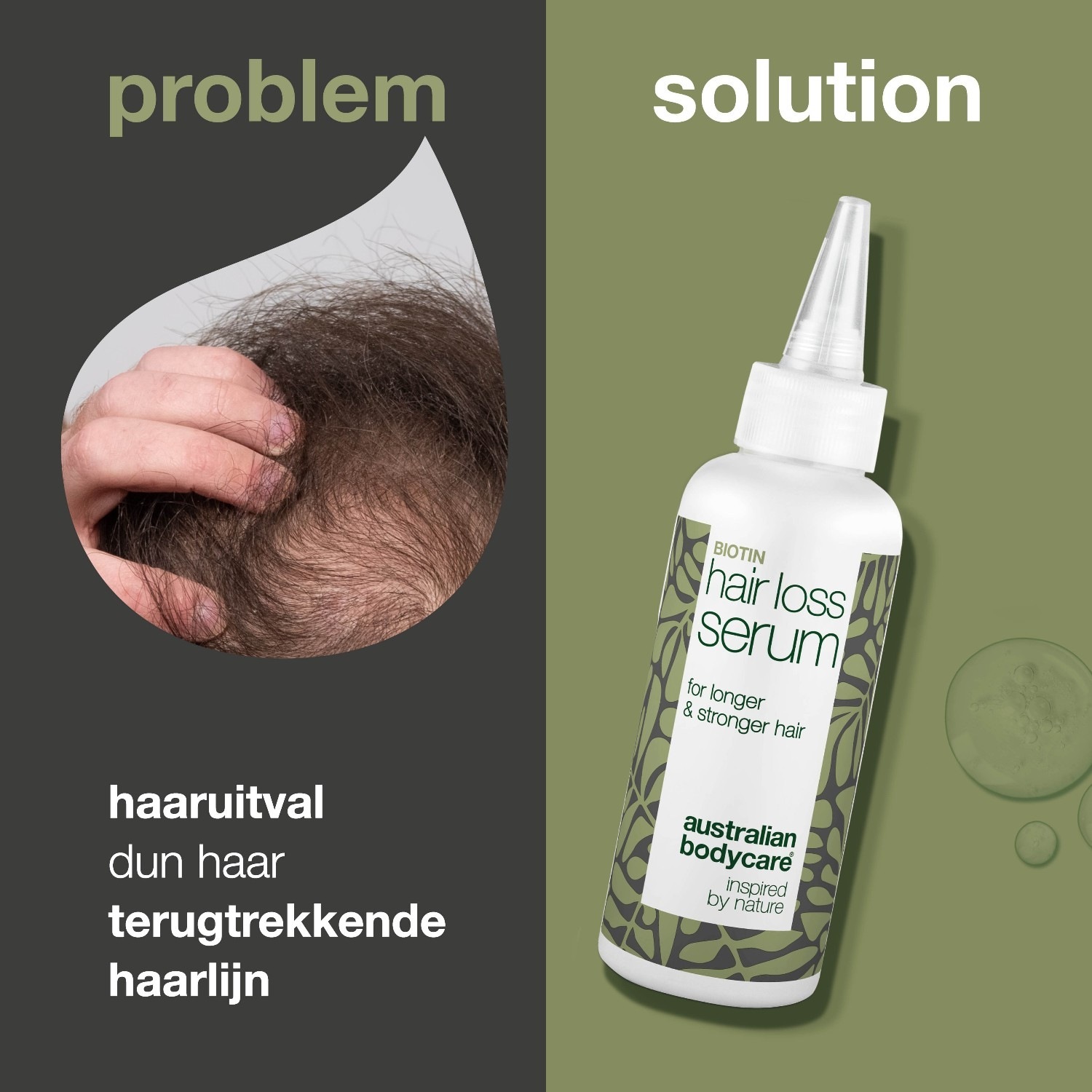 „Australian Bodycare“ plaukų serumas nuo plaukų slinkimo – 100 ml