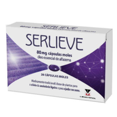 Serlieve kapsule za spanje in tesnobo, Serlieve 28 kapsul.