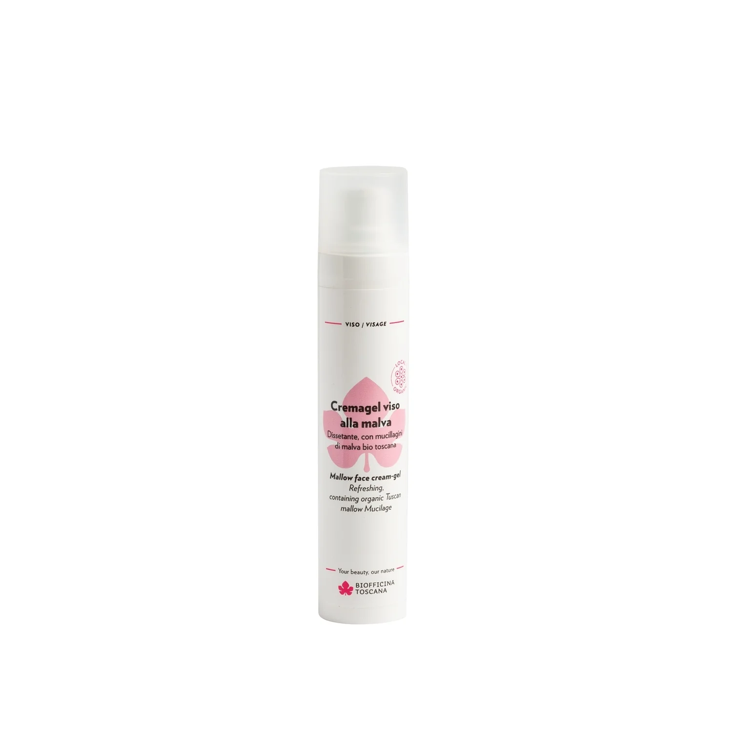 Lenitiva Cremagel viso alla malva - Tratt.viso 24 ore idratante, Gel viso idratante