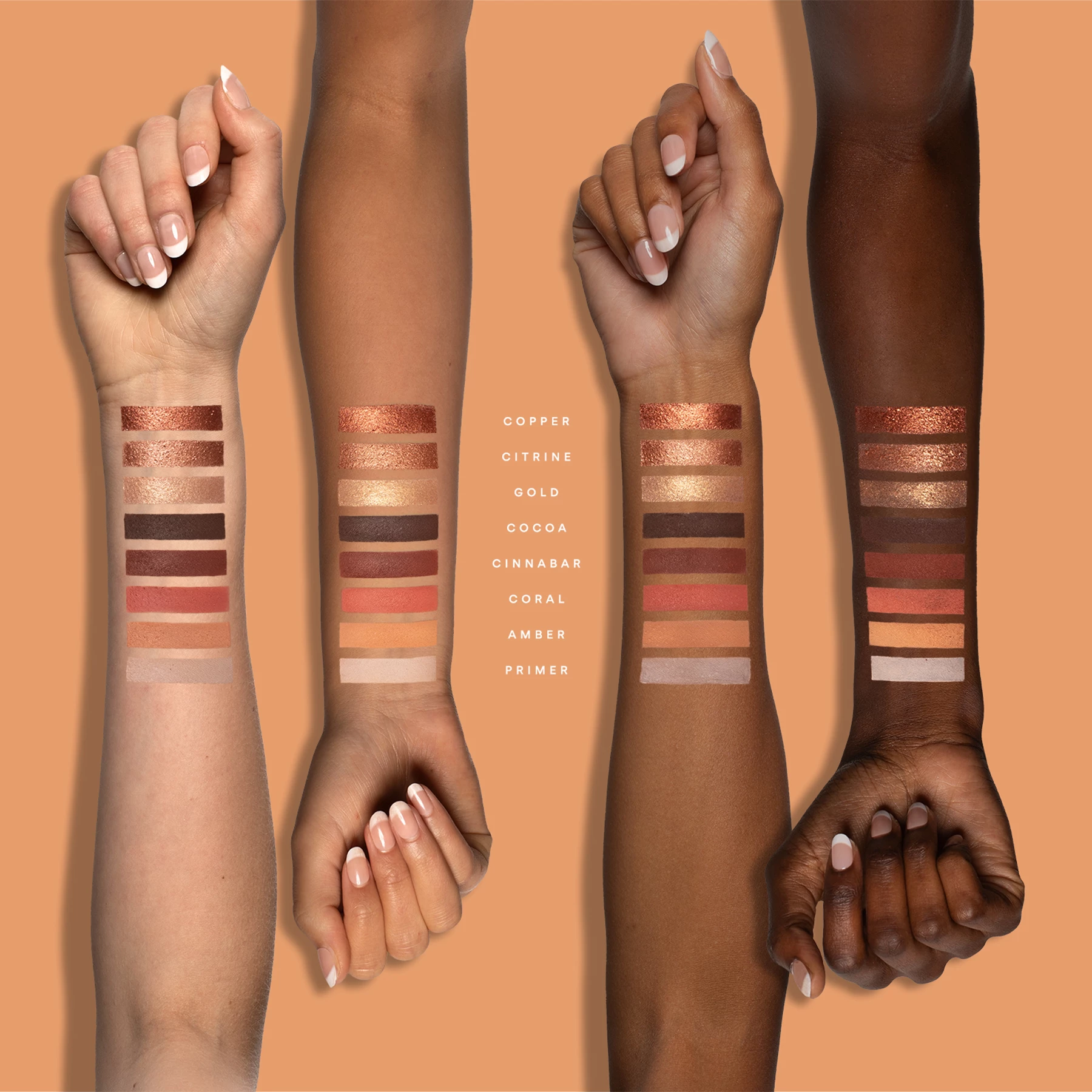 Carnelian szemhéjfesték paletta - SWATI Cosmetics