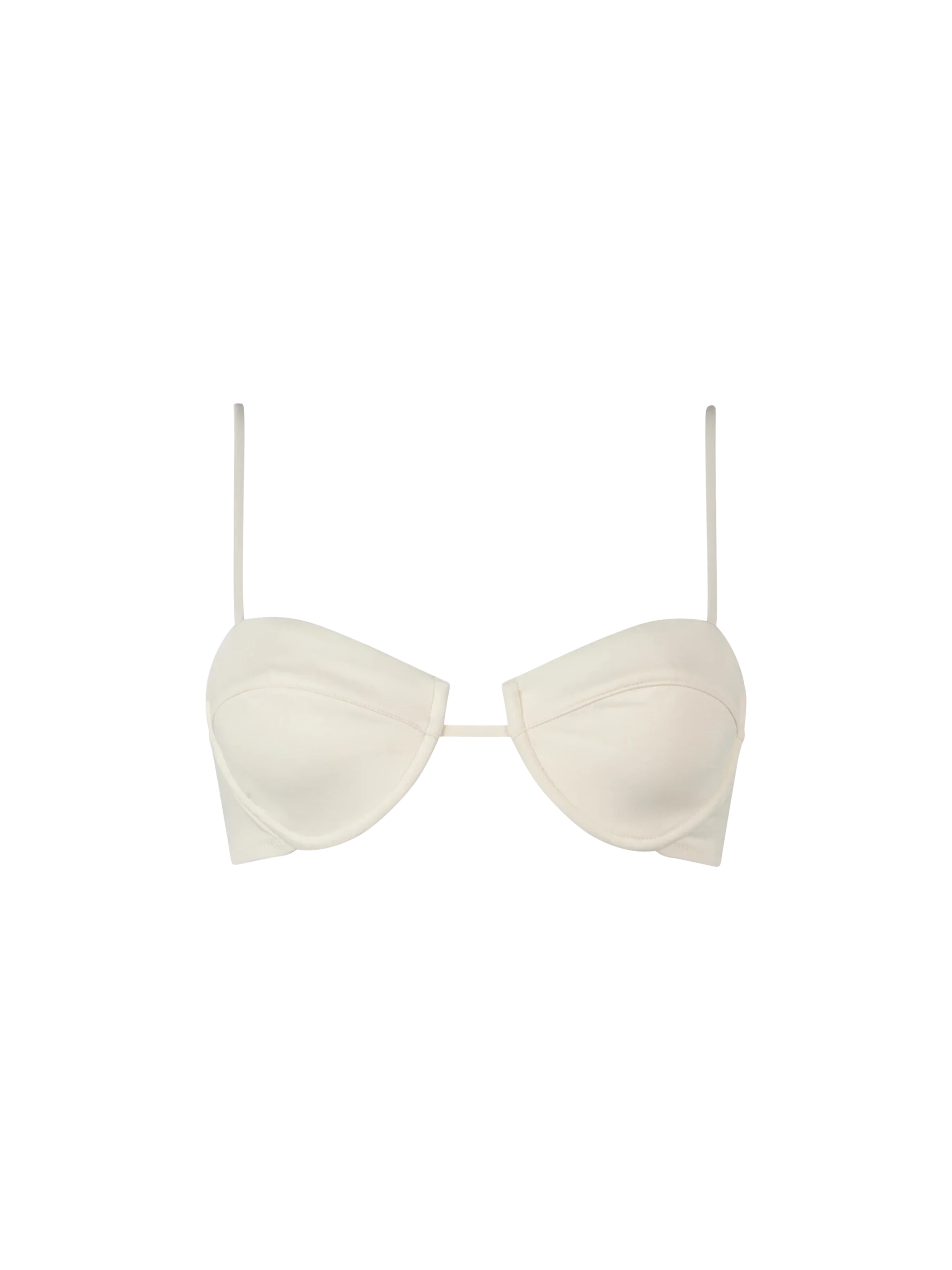 Haut de soutien-gorge à armatures crème Salina