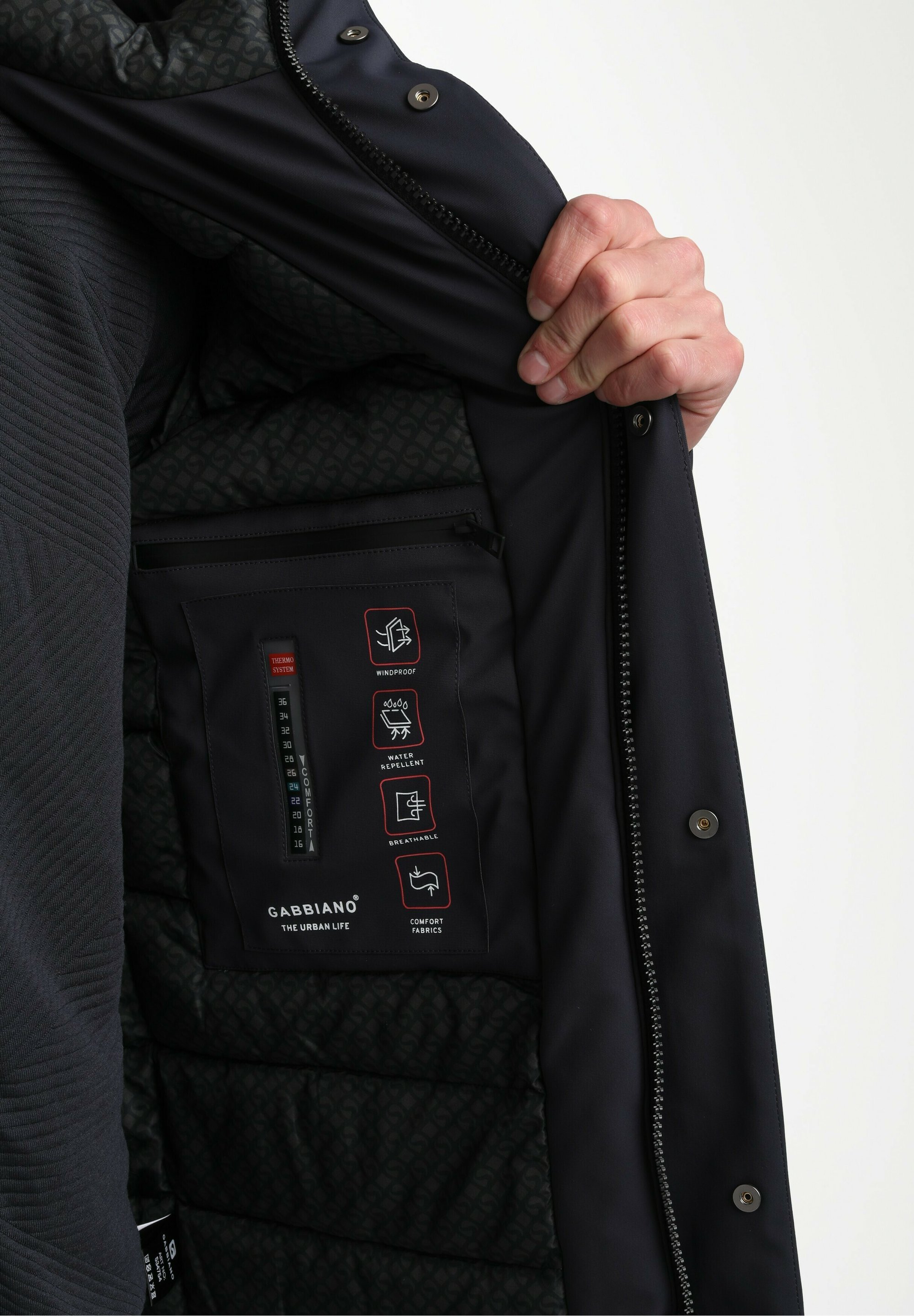 Gabbiano TECHNICAL - Manteau d'hiver - marine