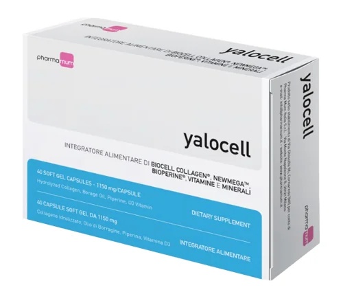Yalocell Nahrungsergänzungsmittel für Haut- und Knochengesundheit, 40 Kapseln