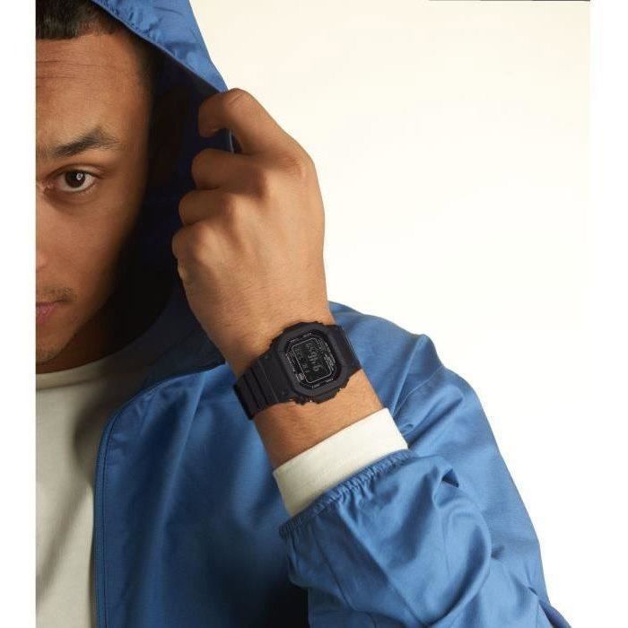 Reloj Casio G-Shock The Origin para hombre, color negro, con energía solar y resistencia al agua de 20 ATM.