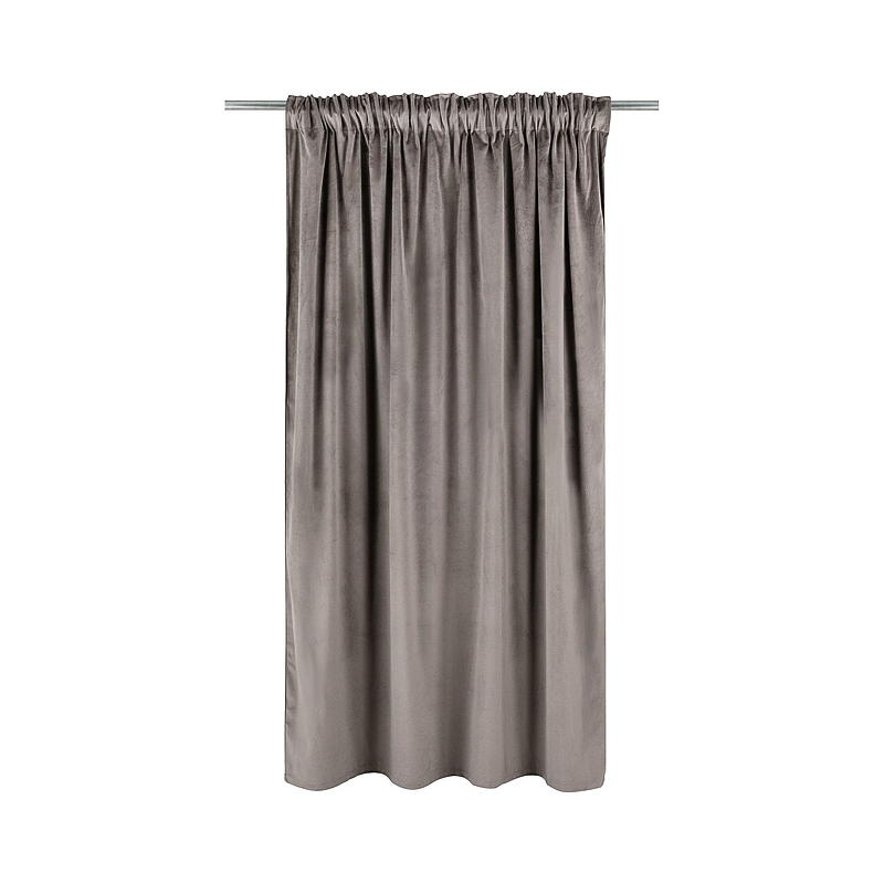 Hemgardin 140x160 cm sammet valnötsbrun