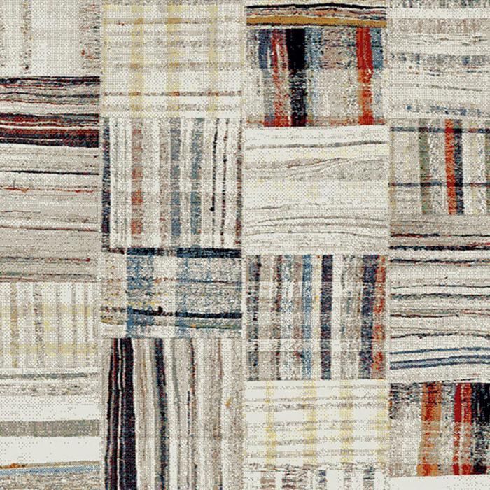 Tapis berbère 80x150 tissé motifs tribaux LYN8 MARO beige