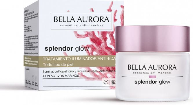 „Splendor“ senėjimą stabdantis švytėjimo suteikiantis kremas Raukšles ir senėjimą stabdantys kremai