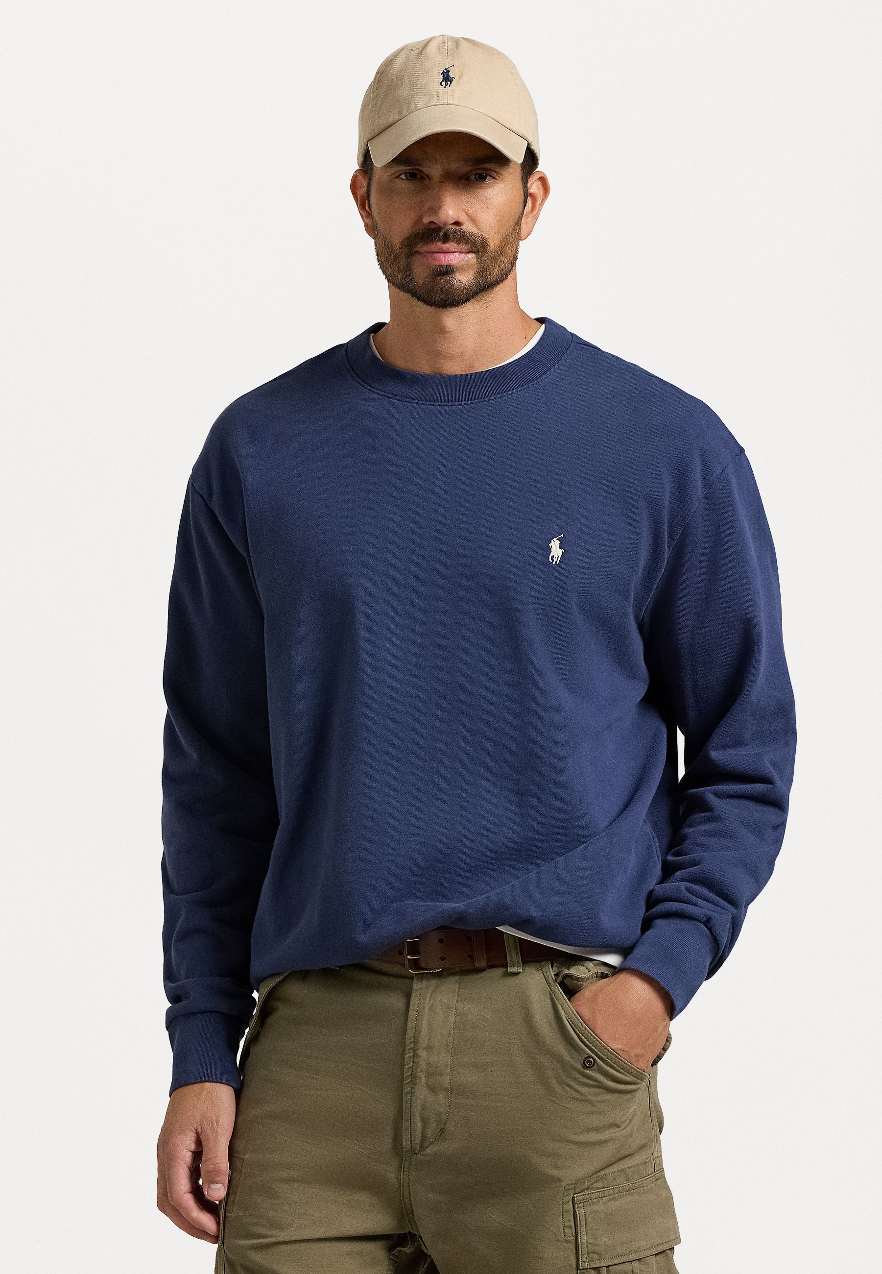 Polo Ralph Lauren Big & Tall Loopback Fleece Sweatshirt - Sweatshirt - cruise navy
