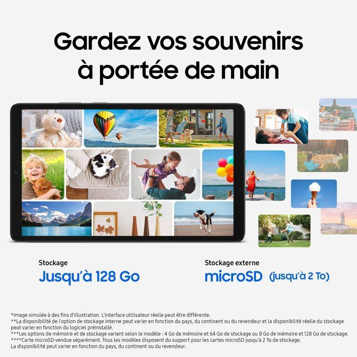 Tablette tactile Samsung Galaxy Tab A11 écran 8,7