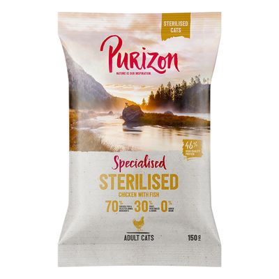 Purizon Adult Sterilisiertes getreidefreies Hühnchen & Fisch