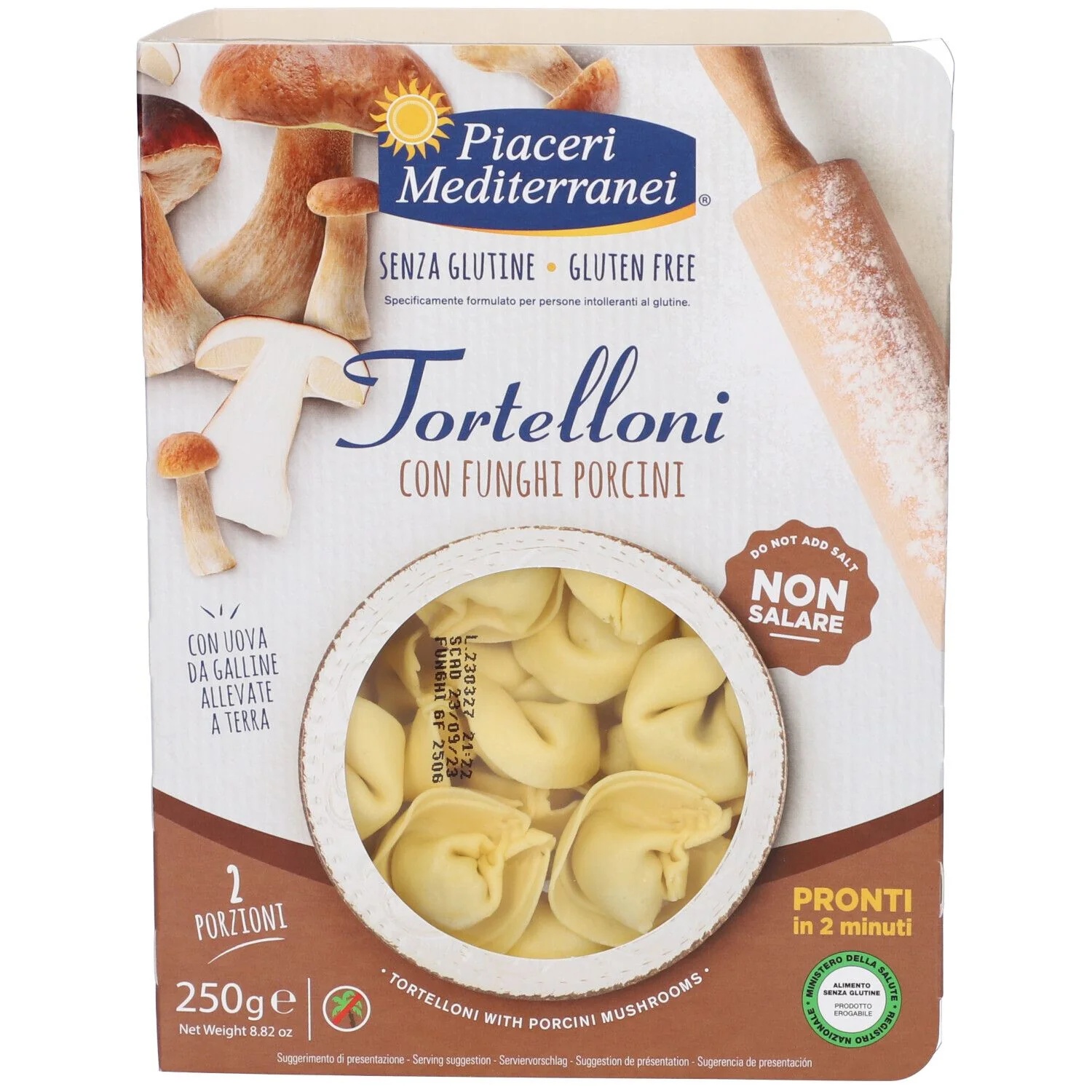 DÉLICIEUS MÉDITERRANÉENNES Tortellonis aux champignons Délice Méditerranéen 250 g