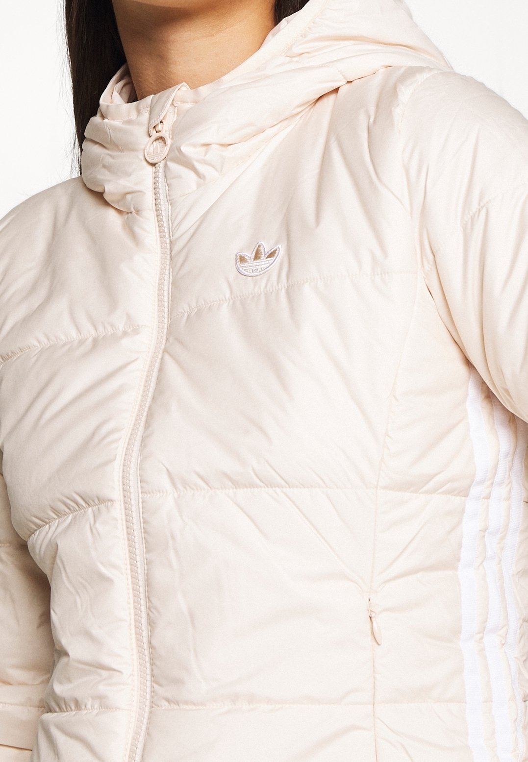 Lehká bunda adidas Originals - béžová