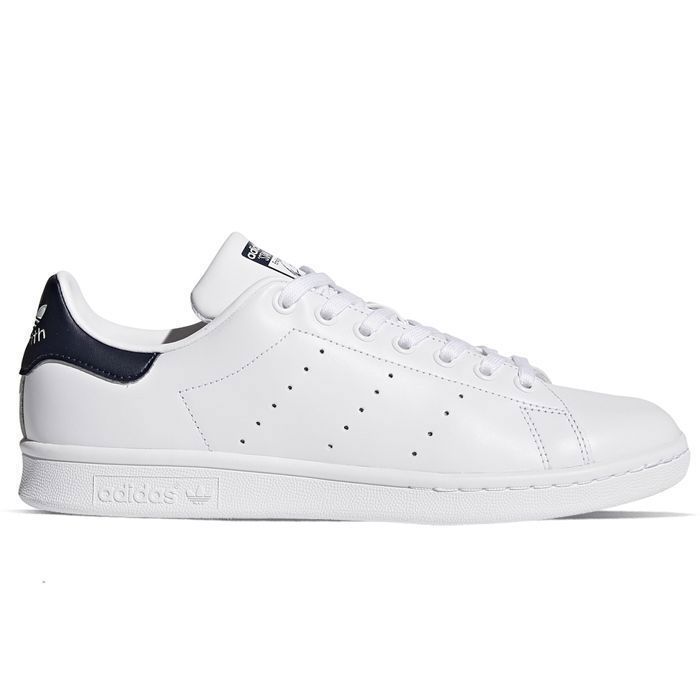 Sneakers - ADIDAS ORIGINALS - Stan Smith - Cuir - Lacets - Blanc/Bleu