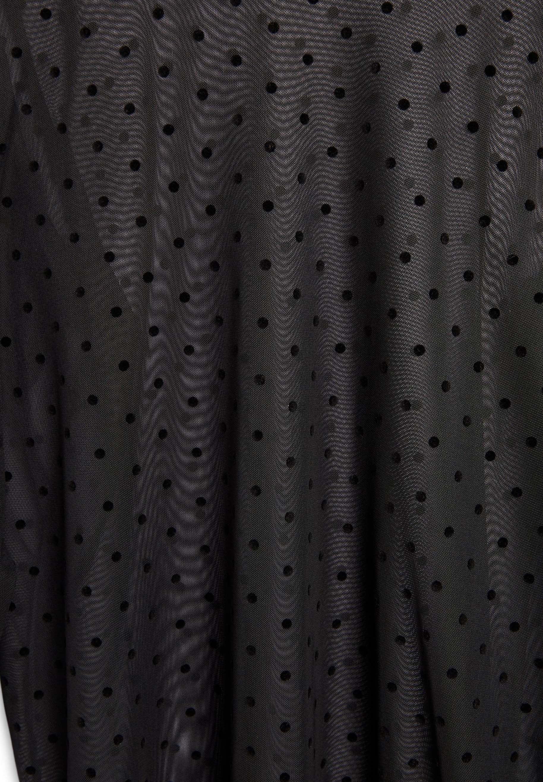 Halenka Zizzi - černá s puntíky