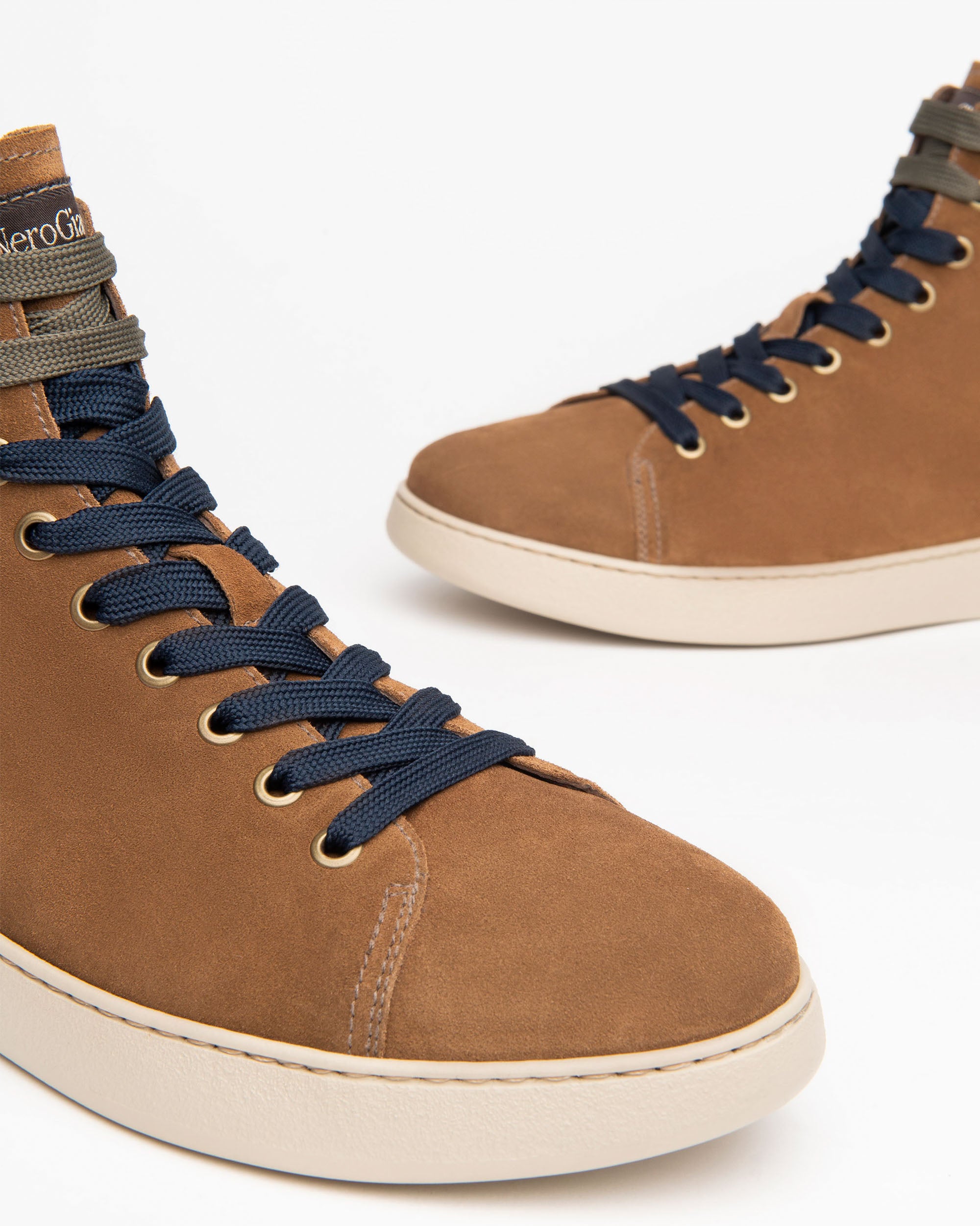 Sneakers Alte Uomo in Camoscio