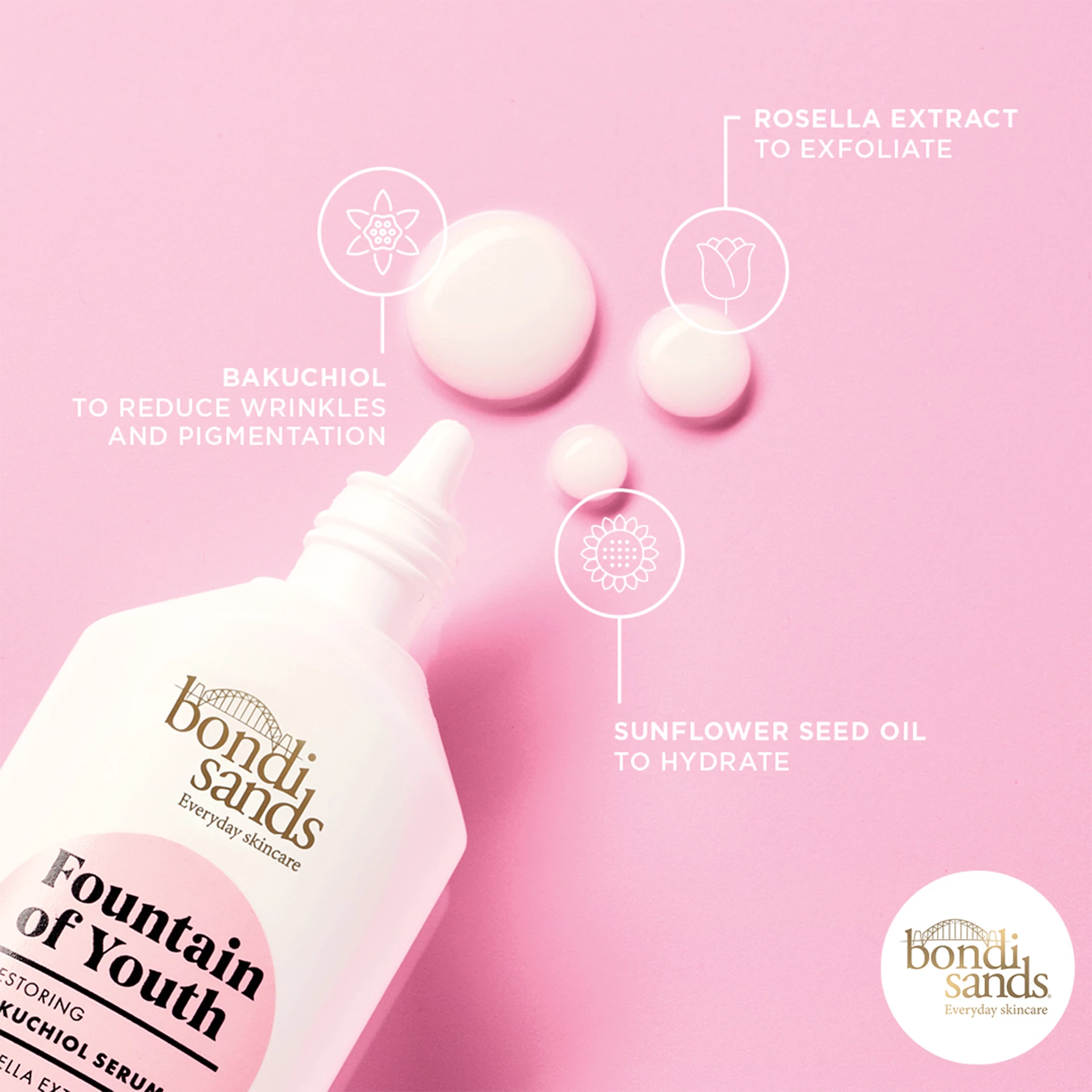 Fiatalság Kútja Bakuchiol Szérum 30ml - Bondi Sands