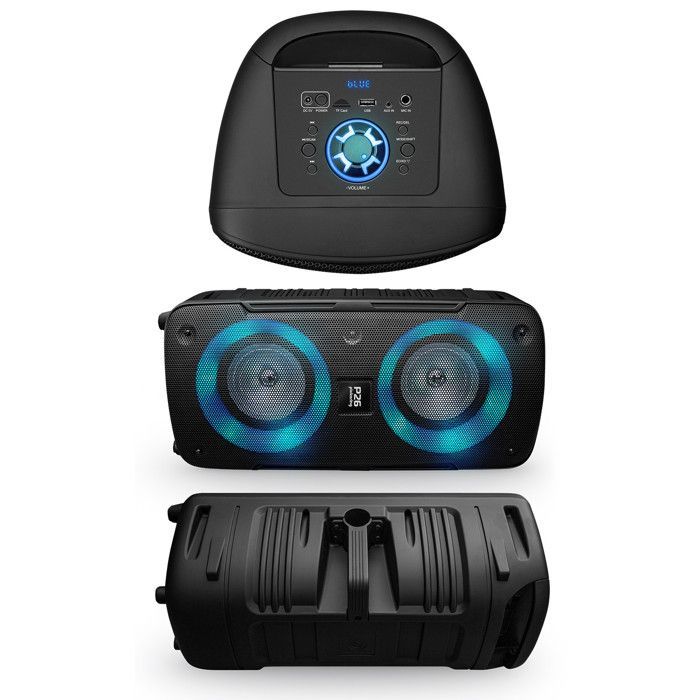 Enceinte Sonorisation Autonome sur batterie à LED - Pickering PANTHER P26 - 300W, Bluetooth USB SD, +Clé 32G